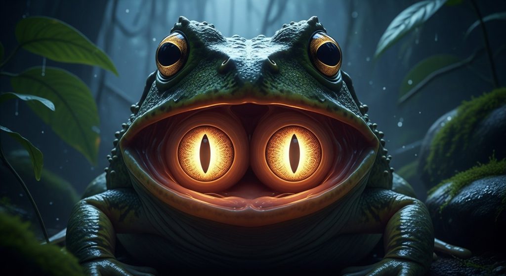World's Most Unique Frog: Its Eyes Are Not On Its Head, But Inside Its Mouth! Video Blew Everyone's Mind.