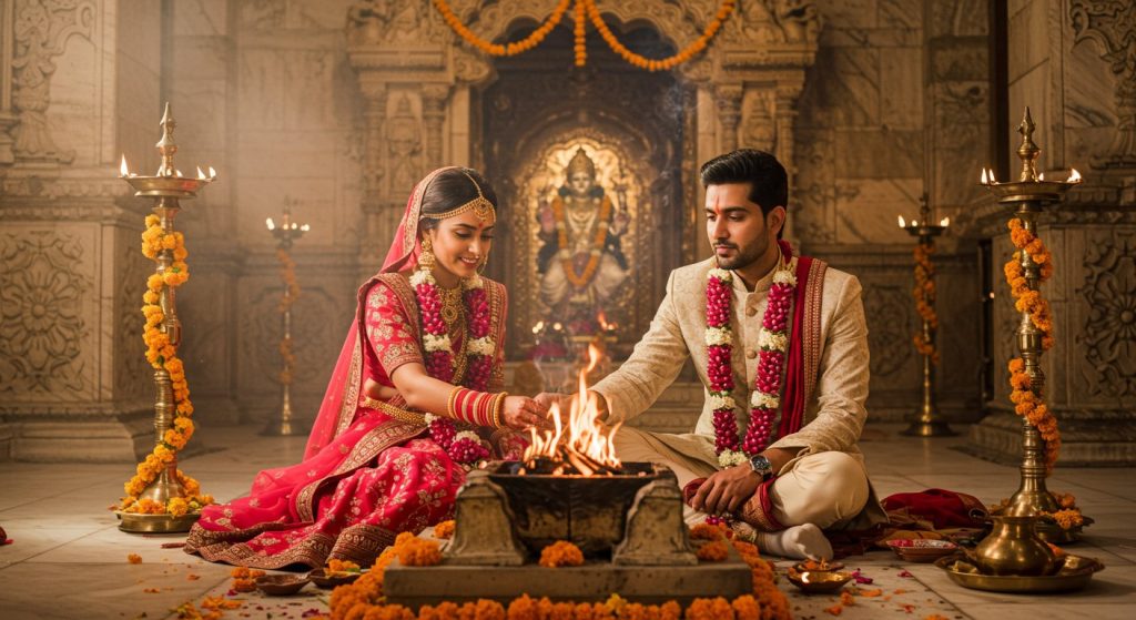 Bareilly: Neha adopted Hinduism, married her lover in a temple; faces life threat from family