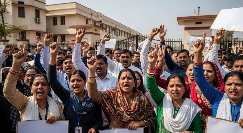 UP Teachers' Uproar: Opposing Digital Attendance, Row Over Salary Stoppage Order