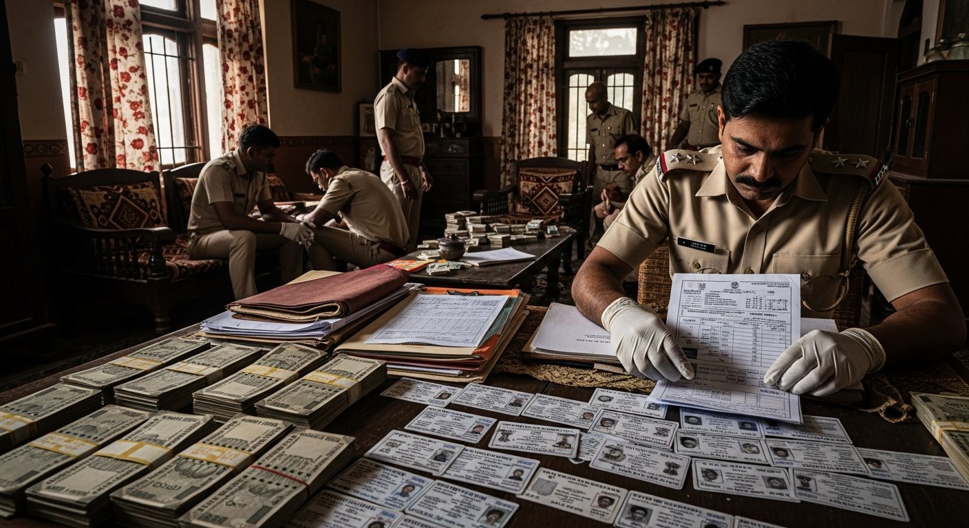 सहारनपुर में रिटायर इंस्पेक्टर के घर पड़ा छापा: प्रधानी चुनाव की ‘खींचतान’ में खुल गए राज, बागपत तक जुड़े तार