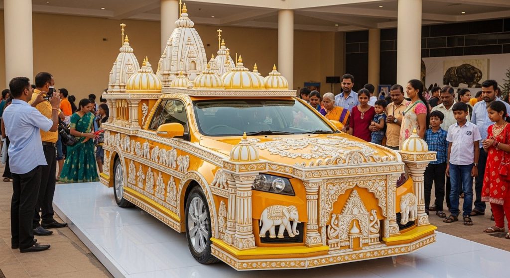 Hyderabad's Sudha Cars Museum Builds 'Ram Mandir Car': Preparing to Reach Ayodhya