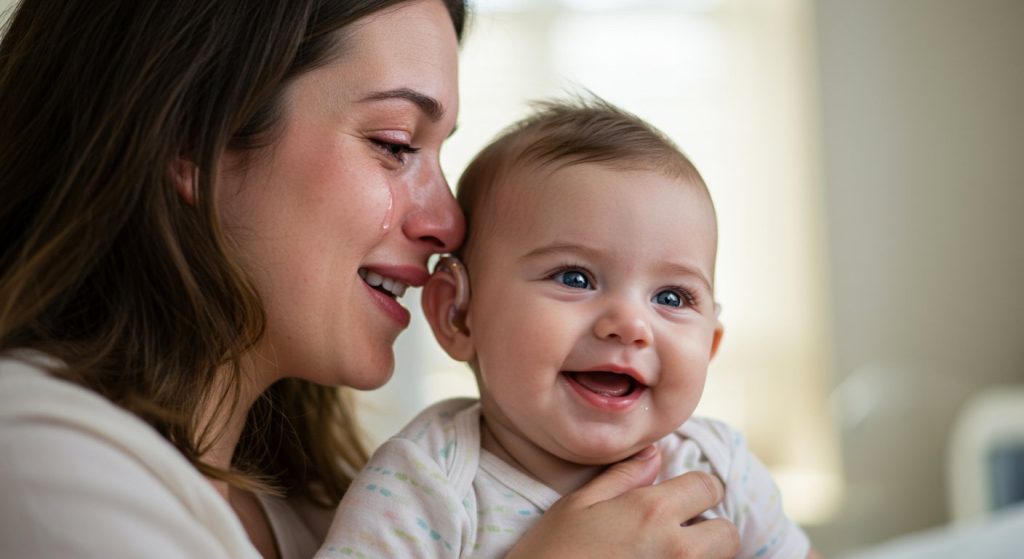 Innocent Child Beams Hearing Mother's Voice, Technology Works Wonders, Read Full Story