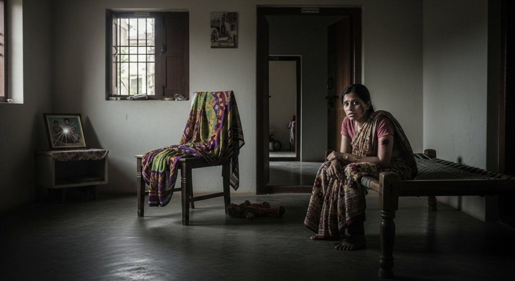 Telangana: Man murders wife, daughter, and sister-in-law; attacks elder daughter, injuring her; accused hangs himself.