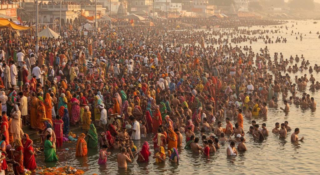 Flood of Faith Surges at Tigri Ganga Fair on Kartik Purnima: Over 3.6 Million Devotees Take Holy Dip