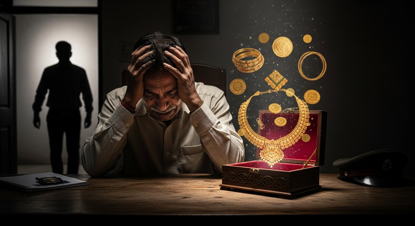 भरोसे का गला घोंटा: मालिक के 35 लाख का सोना लेकर कर्मचारी हुआ फरार, पुलिस जांच में जुटी