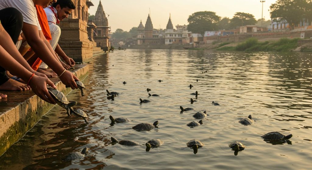 UP's Major Step: Turtles in Ayodhya's Saryu, Gharials in Ghaghra-Ganga; Special Decision for River Cleaning and Environmental Protection.