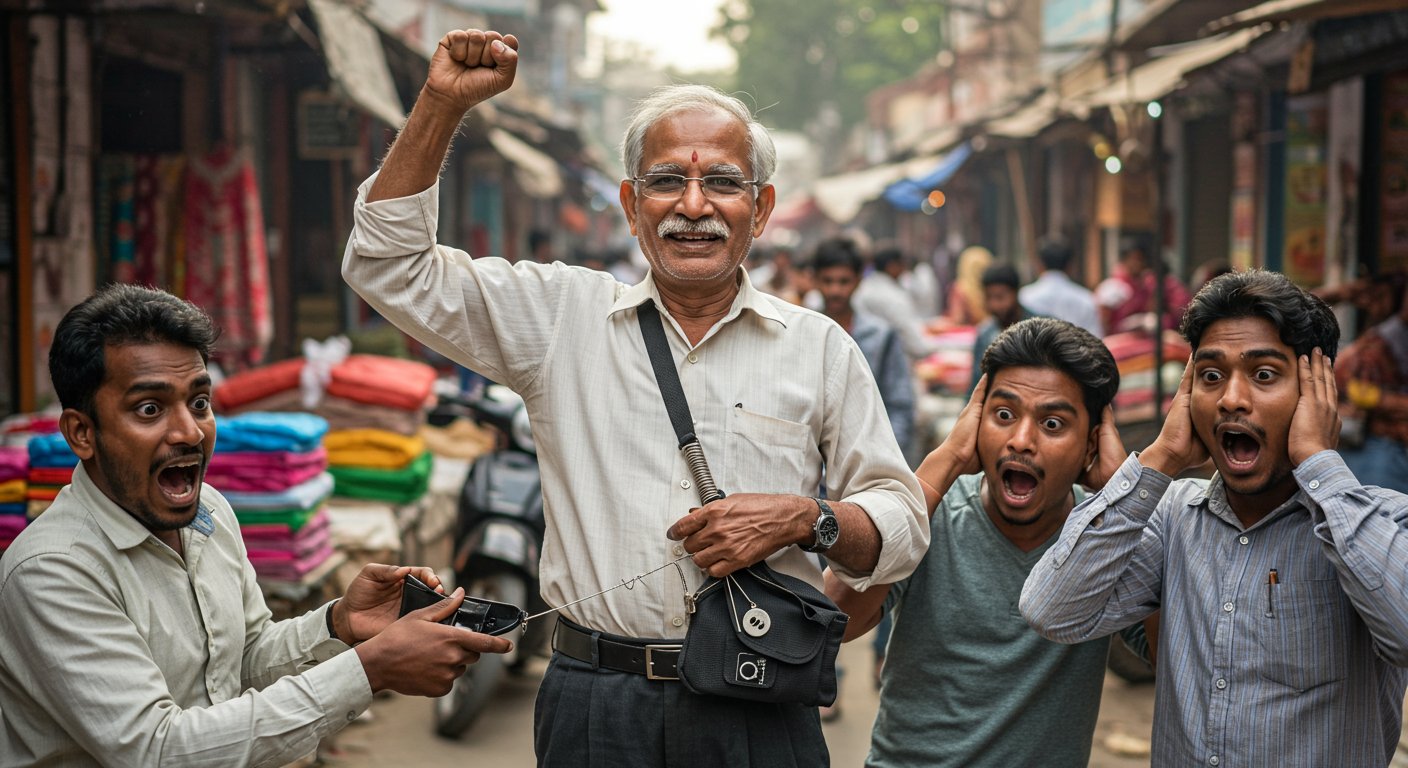 जेबकतरों की अब खैर नहीं! अंकल के देसी जुगाड़ का वीडियो वायरल, देख उड़ गए सबके होश!