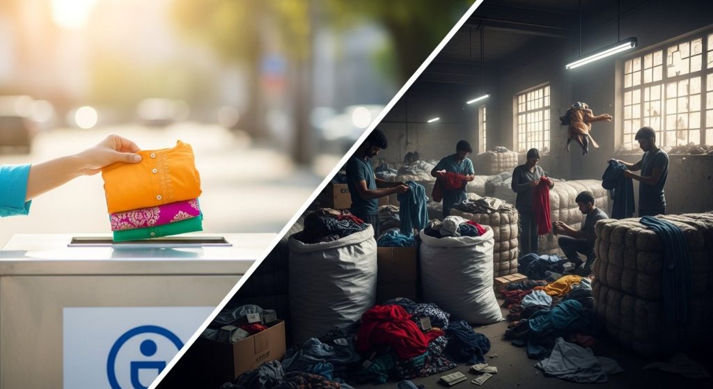 Where do your donated clothes go? A major scam operating in the name of donation exposed!