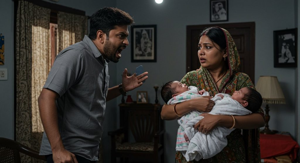 Wife went to visit the Taj Mahal, 9 months later children arrived home; husband enraged upon seeing them, find out why this news went viral!