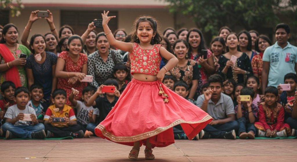 5-year-old girl's amazing dance on 'Saiyara'; public goes wild, people watching repeatedly!