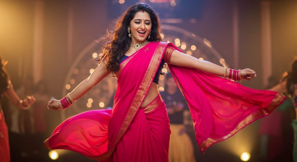 A girl performed an energetic dance wearing a saree to the song 'Ye Mera Dil Pyar Ka Deewana...', her moves created a sensation!