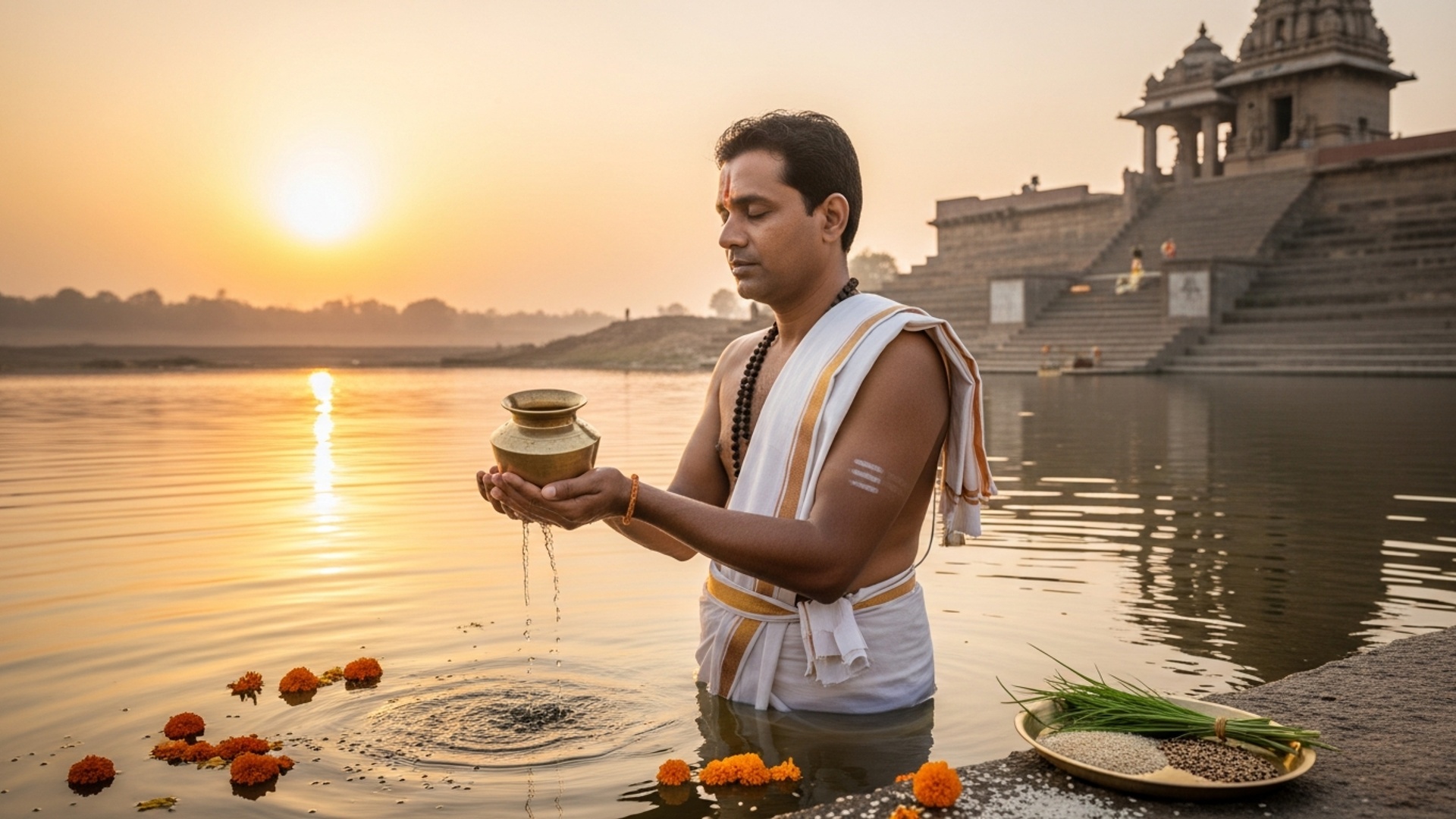 तर्पण क्या है पितरों की शांति के लिए एक महत्वपूर्ण अनुष्ठान