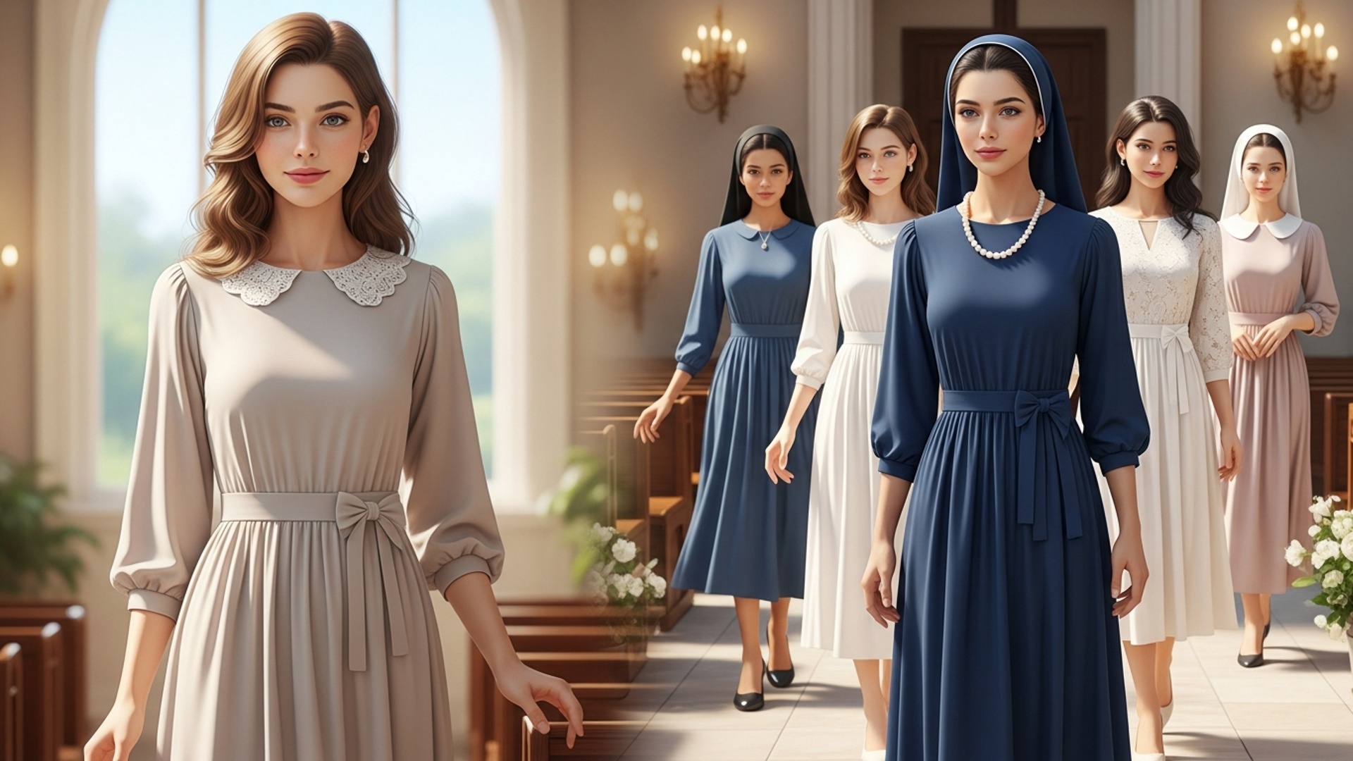 चर्च के लिए ड्रेस कैसे चुनें सुंदर और शालीन