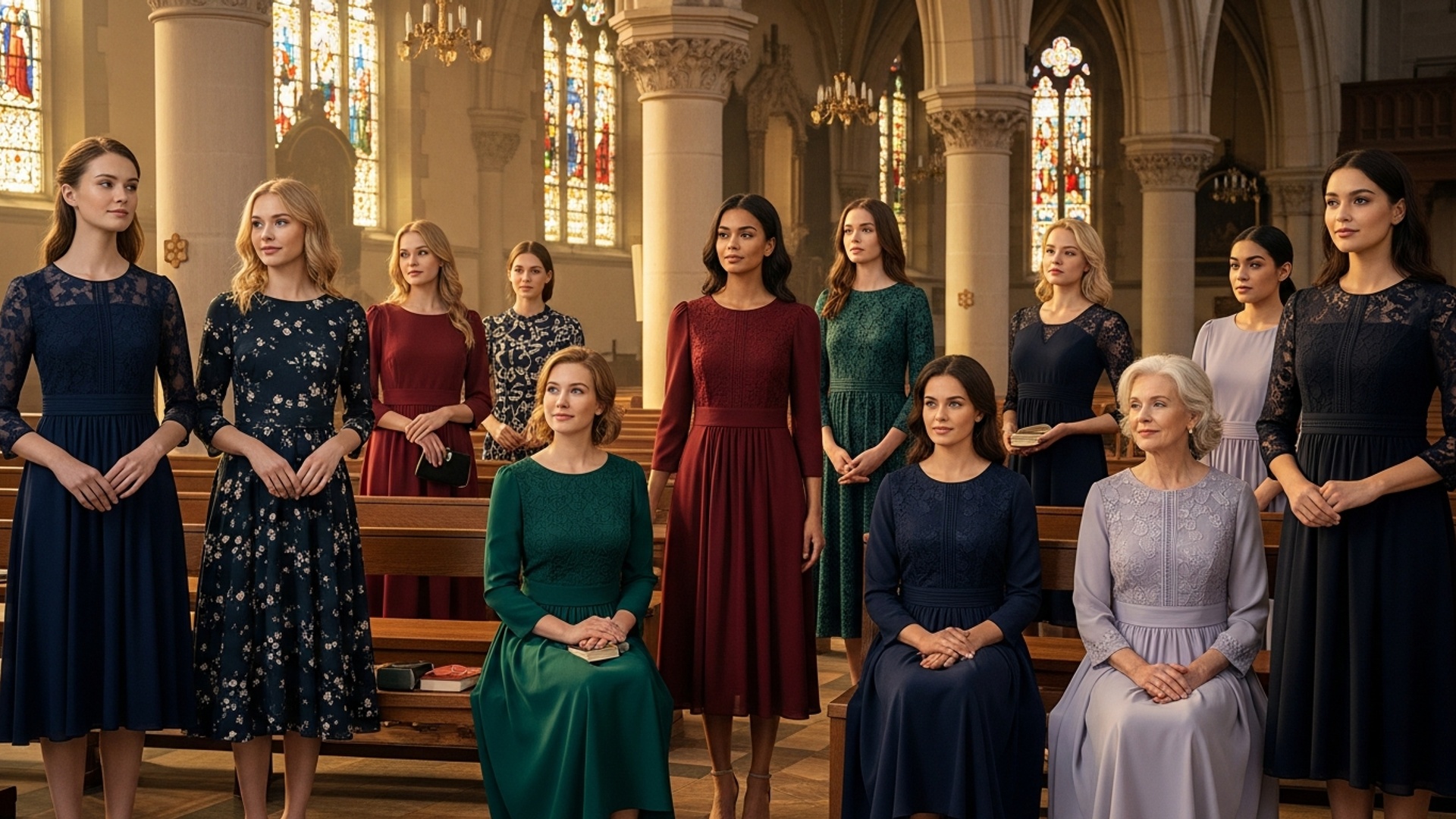 रूटीटा चर्च ड्रेसेस धार्मिक समारोहों के लिए सुंदर पोशाक