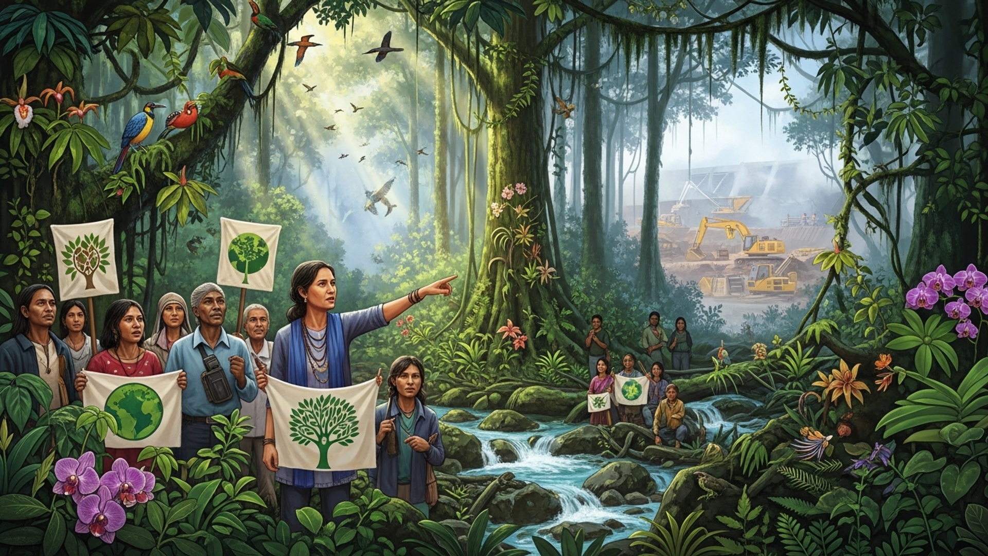 साइलेंट वैली आंदोलन पर्यावरण बचाने की एक अनोखी कहानी illustration